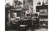 Galileo Chini nello studio di Firenze Galileo Chini nello studio di Firenze